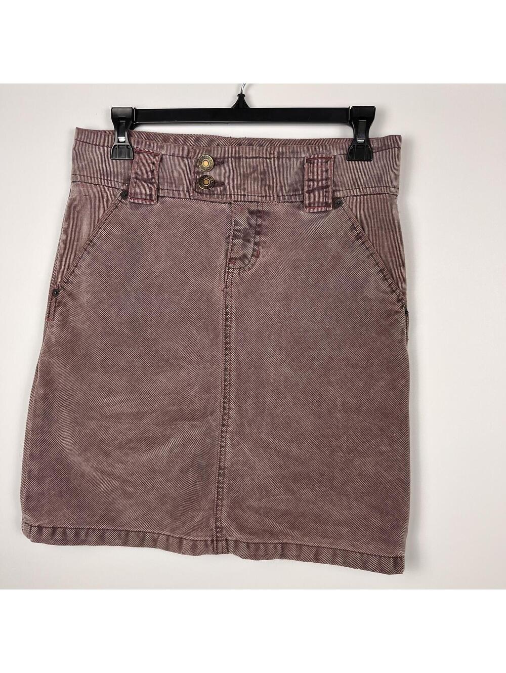 True Y2K Gap Jeans Denim Mini Skirt Women’s Size 2 Y2K Button Corduroy